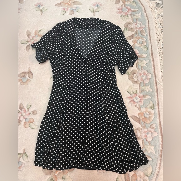 Zara polka dot mini dress S - Picture 2 of 4